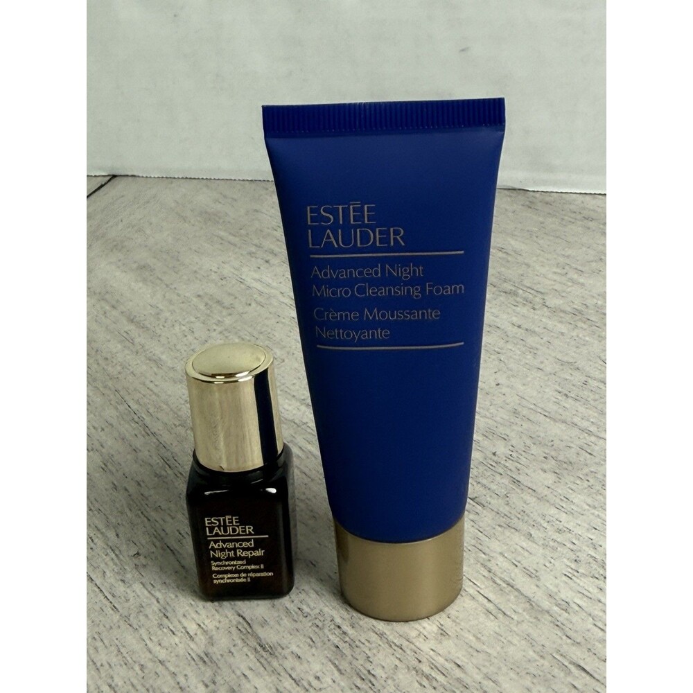 Estee Lauder Advanced Night Repair Face 7ml/ .24 oz & Micro Cleansing 1 oz/ 30ml